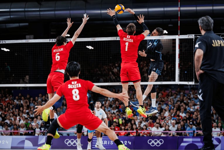 パリ五輪 アルゼンチン戦　©︎Volleyball World