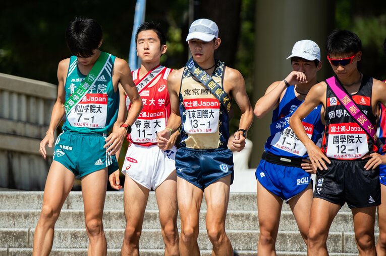 スタートを待つ東国大の山谷 ©Nanae Suzuki
