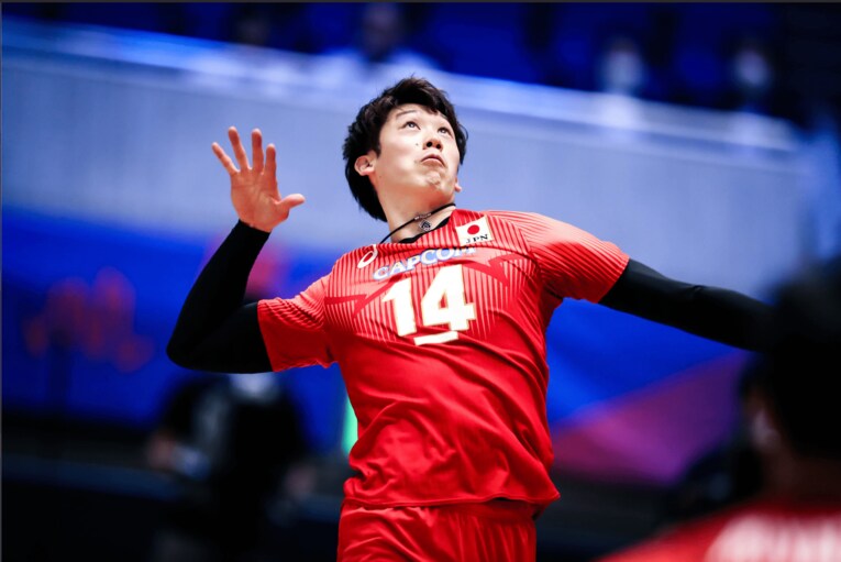 2023年ネーションズリーグ イラン戦　©︎FIVB