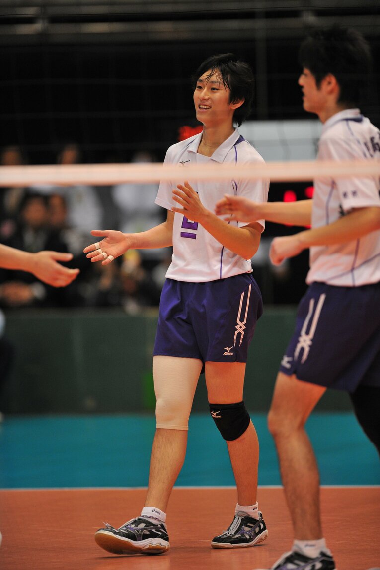 東洋高3年時の柳田将洋　©︎Jun Tsukida/AFLO 