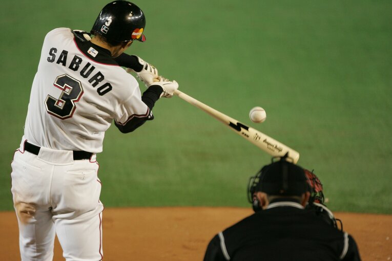 現役時代のサブロー　©BUNGEISHUNJU