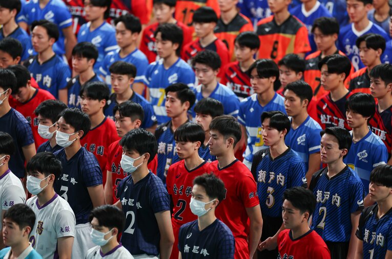 今年も多くのドラマを生まれた春高バレー ／ photograph by AFLO SPORT