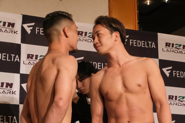 計量で牛久を睨みながらニヤリと笑う未来　©Norihiro Hashimoto