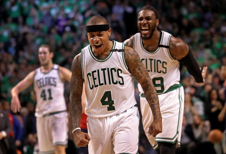 コーリー・ゲインズを通じて、河村への興味を示したアイザイア・トーマス（写真は2017年）©︎Getty Images