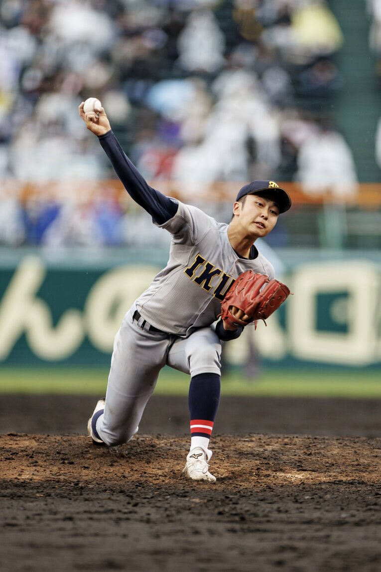 エースナンバーを背負う高橋煌稀　©Kiichi Matsumoto