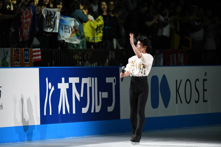 2018年10月6日、ジャパンオープンで見せた『ダブル・ビル――そこに音楽がある限り』。この日をもって町田はプロスケーターを引退　©Asami Enomoto
