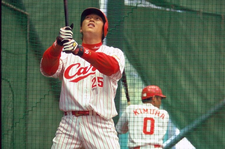 新井貴浩／広島 ／ photograph by Hideki Sugiyama