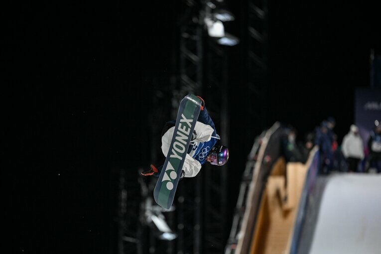 木村葵来が金メダル、木俣椋真が銀メダルを獲得した男子ビッグエア　©Nanae Suzuki／JMPA