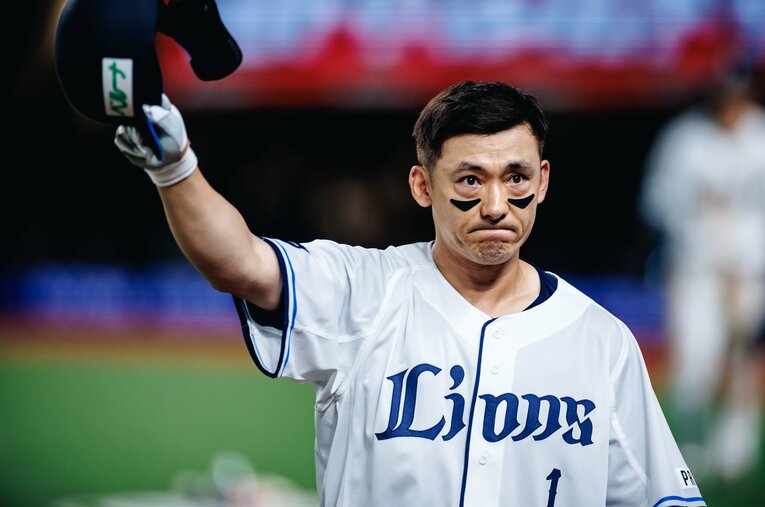 8月30日に引退試合を行なった埼玉西武ライオンズのレジェンド・栗山巧 ／ photograph by Kiichi Matsumoto