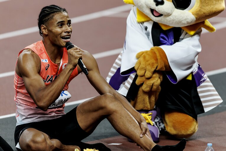 【東京世界陸上】1991年の高野進以来、34年ぶりとなる世界選手権での決勝進出を決めた中島　©Kiichi Matsumoto