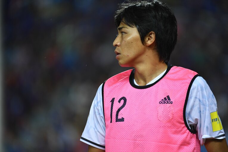 日本代表での丸山（2018ロシアW杯　アジア最終予選　タイ×日本）　©Takuya Sugiyama