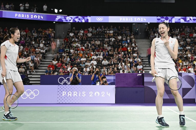 中国ペアとの準決勝　©Asami Enomoto/JMPA