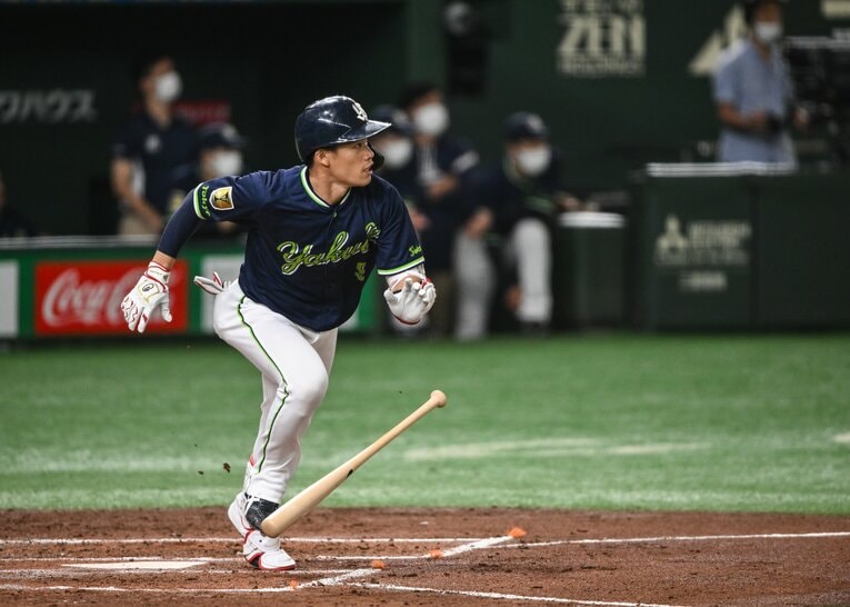 ヤクルト塩見（2022年撮影）　©Nanae Suzuki