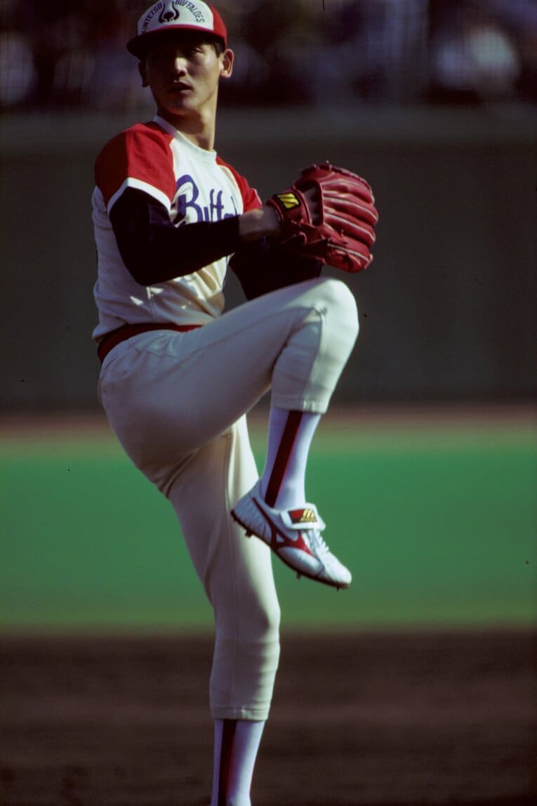 阿波野も入団から3年連続で200イニング以上投げていた　©Naoya Sanuki