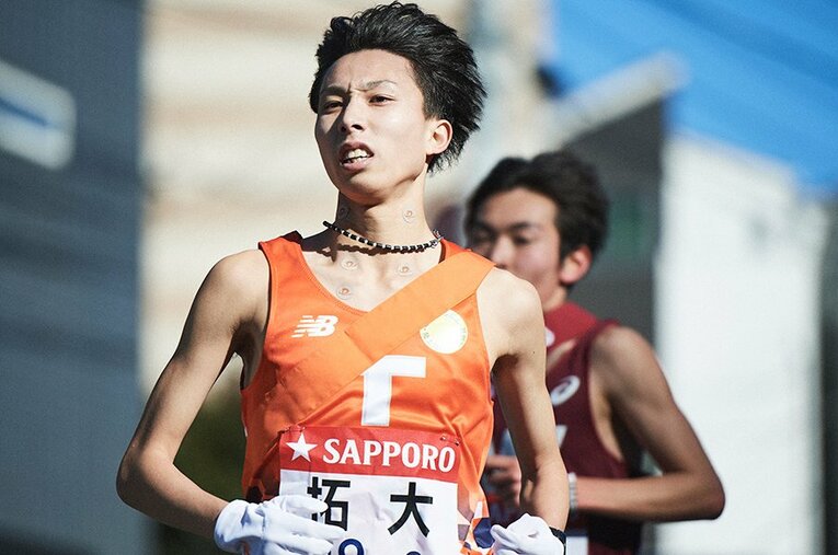 拓大・新井遼平 ／ photograph by Yuki Suenaga