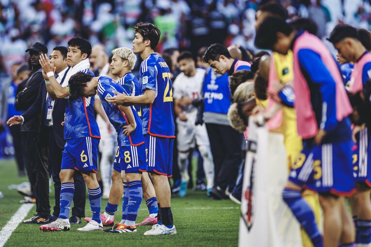 アジアカップ準々決勝でイランに敗れた日本の選手たち　©Kiichi Matsumoto