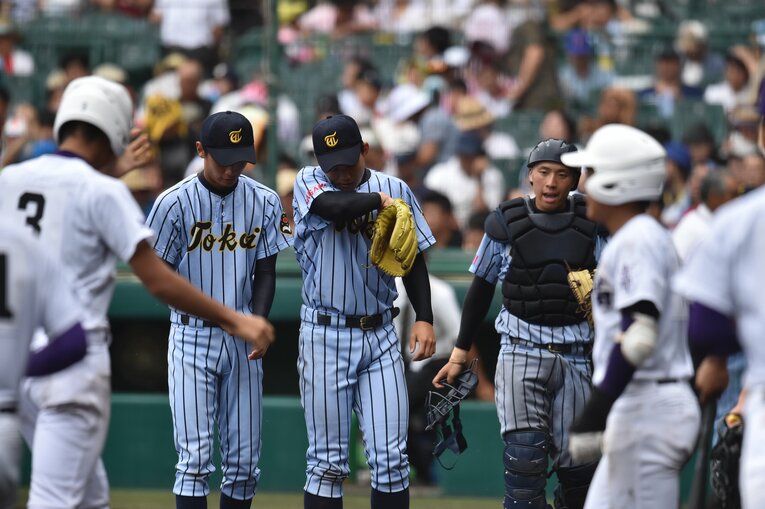 小笠原慎之介17歳、甲子園で　©︎Hideki Sugiyama