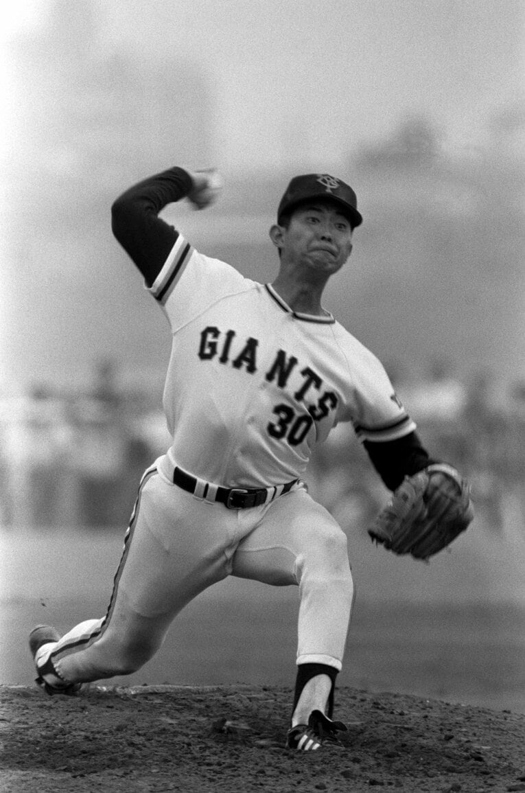 1979年5月、江川は出場を自粛して個別に練習していた　©JIJI PRESS