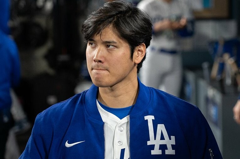大谷翔平にとってドジャース1年目の2024年、開幕直後は本塁打が出ず苦しんだ ／ photograph by Nanae Suzuki