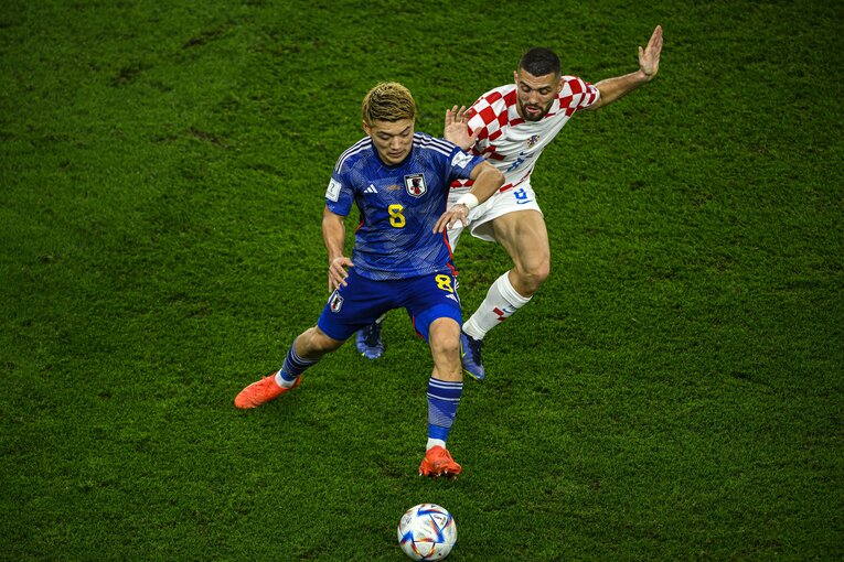 クロアチア戦　©Takuya Sugiyama/JMPA