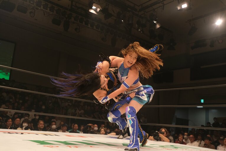 スターダムの大学生レスラー・妃南　©Norihiro Hashimoto