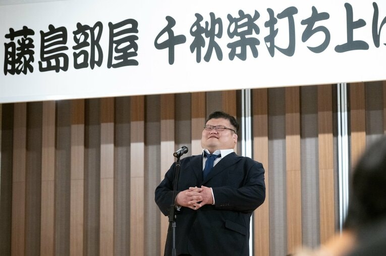 越ノ龍（45歳）断髪式【追加写真】　©Miki Fukano