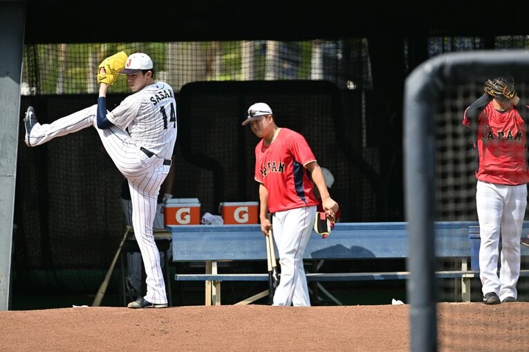 WBCでの練習にて　©Naoya Sanuki