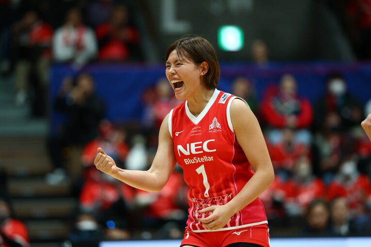 NECレッドロケッツ川崎の島村春世　©︎NECレッドロケッツ川崎