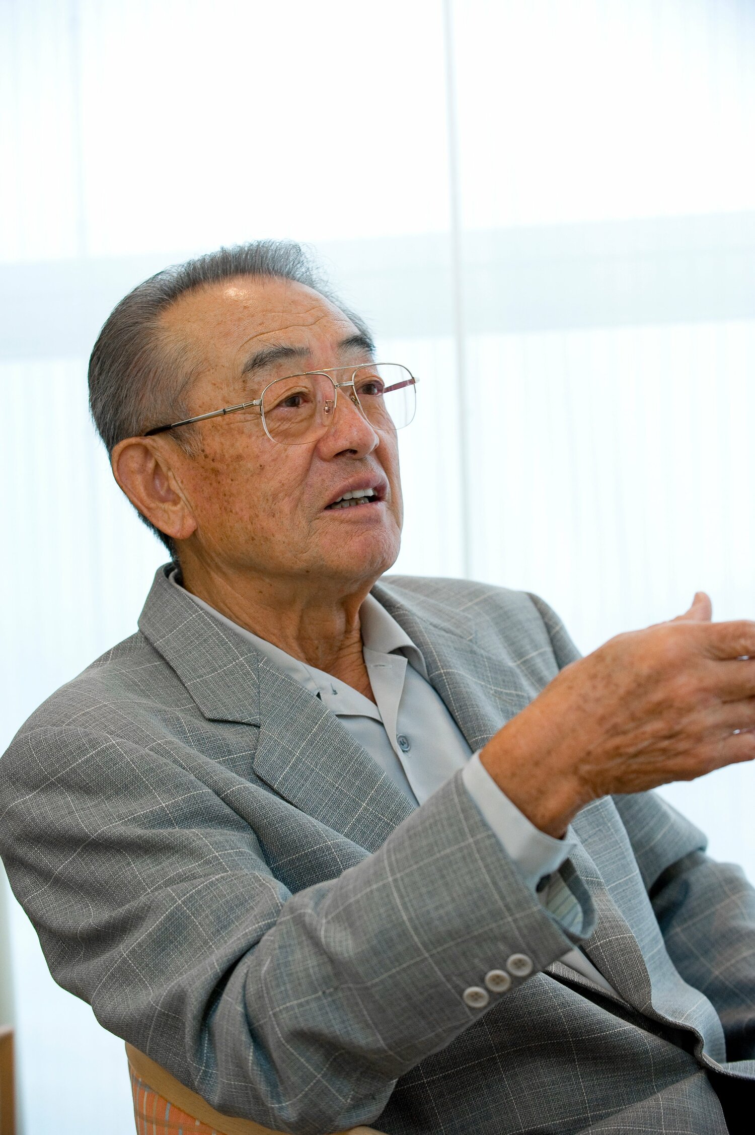 15年前、2009年の広岡達朗（当時77歳）©Toshiya Kondo