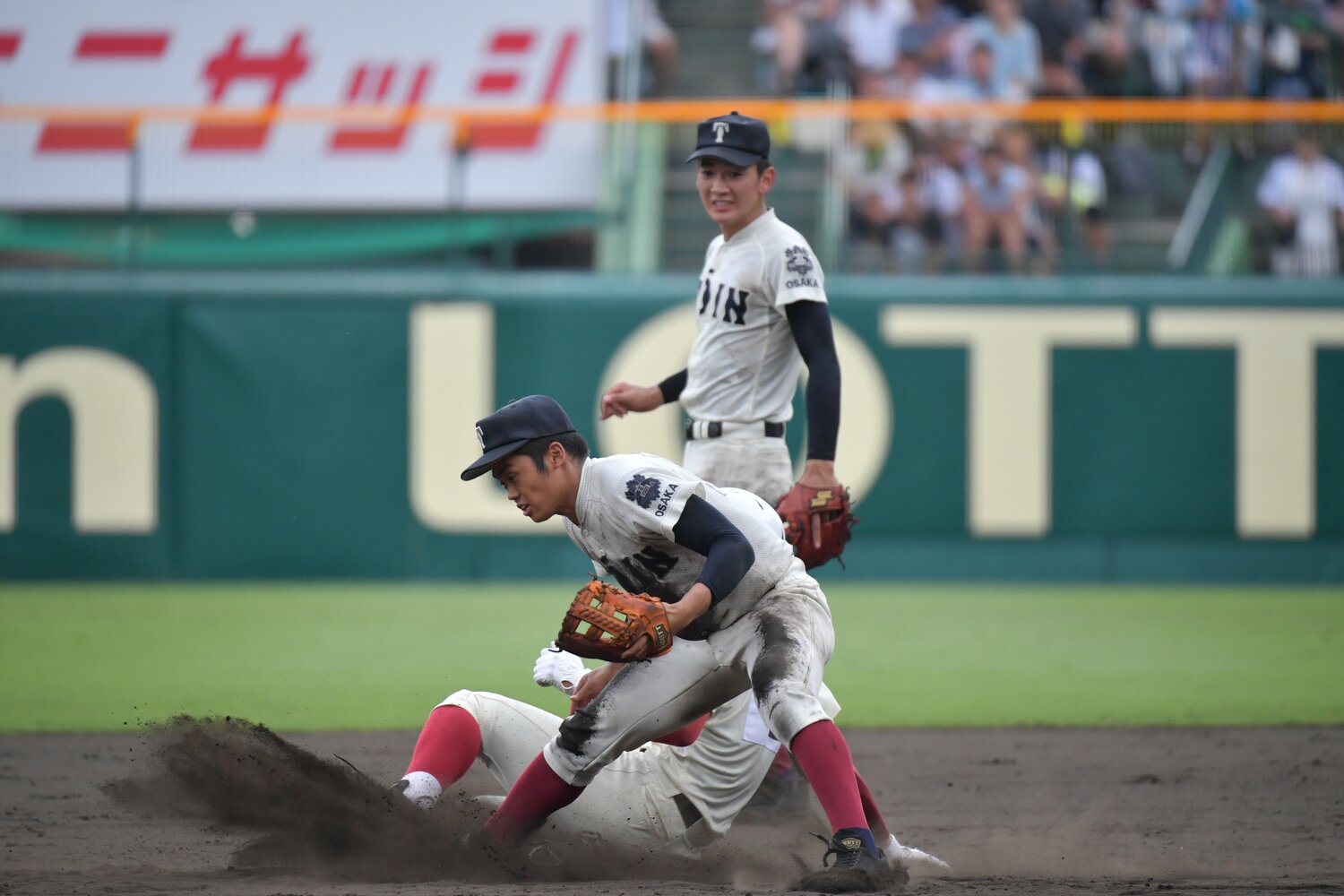 根尾昂と二遊間を組むことも多かった山田 ©Hideki Sugiyama