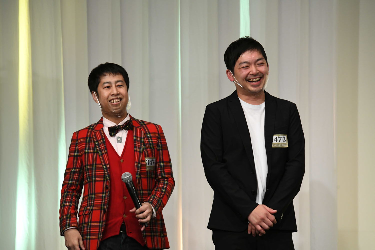 準決勝が終わってから数時間後に行われたM-1決勝進出者会見で　©M-1グランプリ事務局