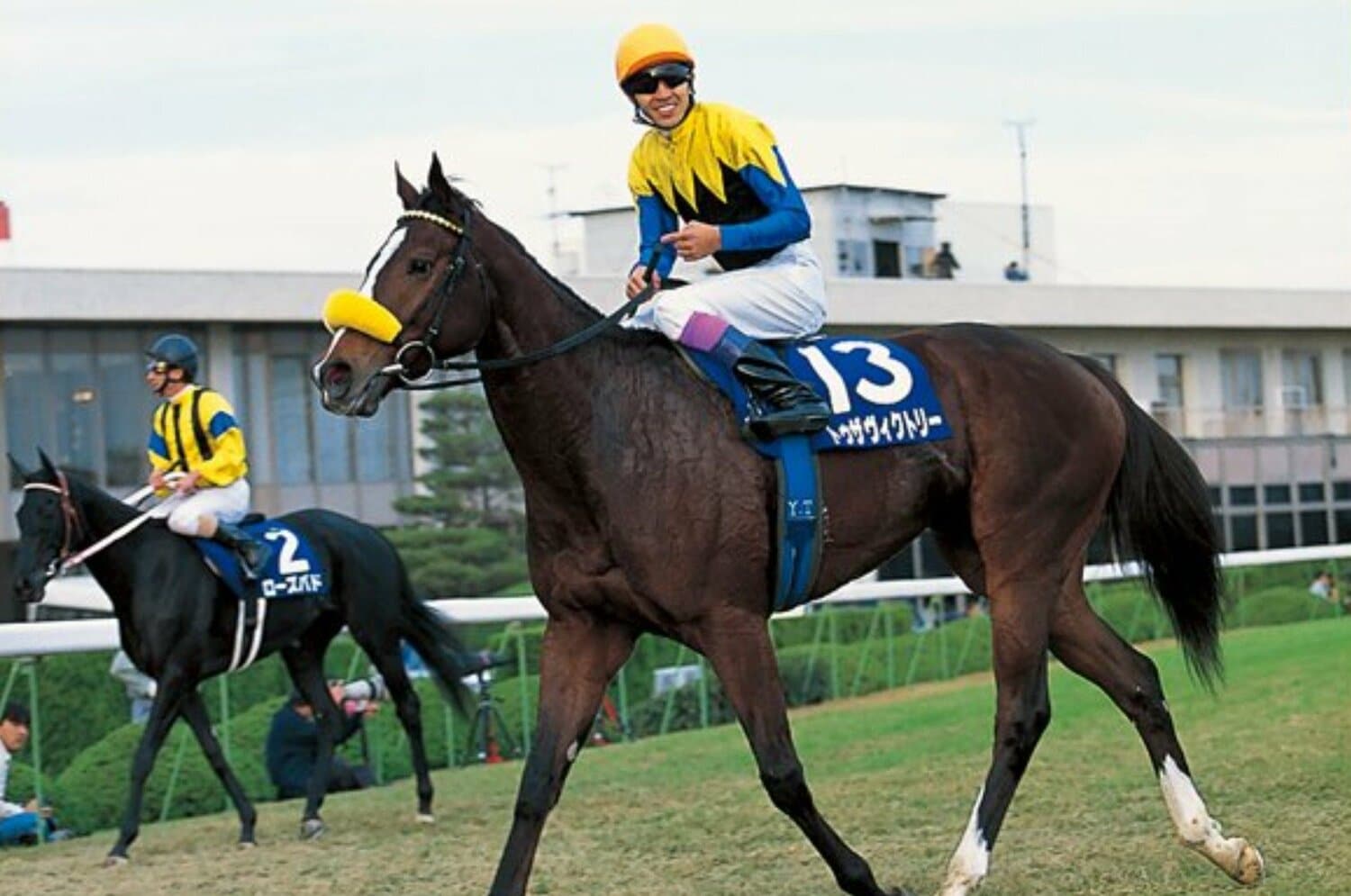 2001年エリザベス女王杯のトゥザヴィクトリー ©︎Shigeyuki Nakao