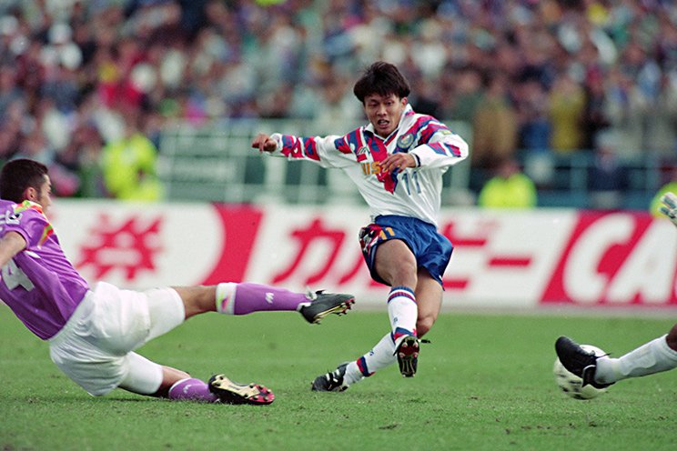 横浜マリノスなどで活躍したころ©Getty Images
