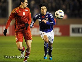 アウェーのバーレーン戦では顔面を踏みつけられ負傷した山田だったが、その数日後のシリア戦にも出場し、溢れるような闘争心を見せつけた