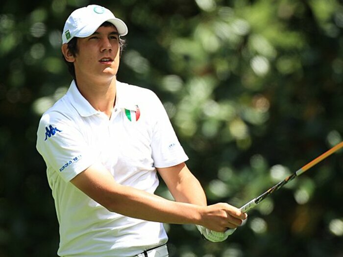 最年少記録を続々更新中。17歳の大器に注目せよ。～石川遼のライバル、M・マナセロ～＜Number Web＞ photograph by Taku Miyamoto