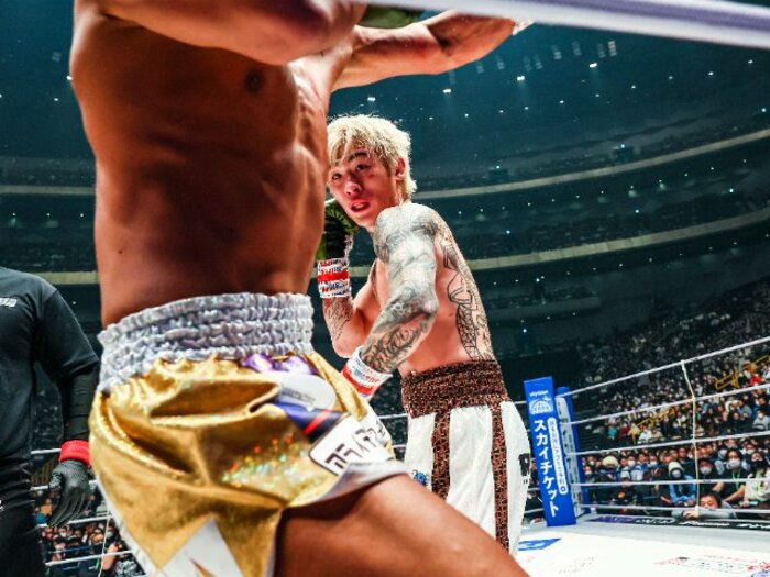 平本蓮「僕の本職はMMA」パッキャオ戦よりもRIZINのベルト…大晦日のボクシングエキシに見た、“悪童”の鮮やかな一撃と格闘技への真面目さ＜Number Web＞ photograph by RIZIN FF Susumu Nagao