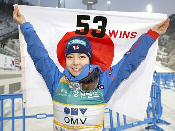 高梨沙羅と伊藤有希、最高の前哨戦。超難関の五輪ジャンプ台を攻略!<Number Web> photograph by Kyodo News