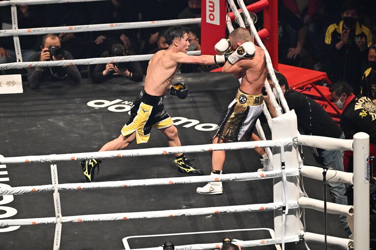 2022年12月13日／ポール・バトラー戦（WBA・WBC・IBF・WBO世界バンタム級王座統一戦）©Naoya Sanuki