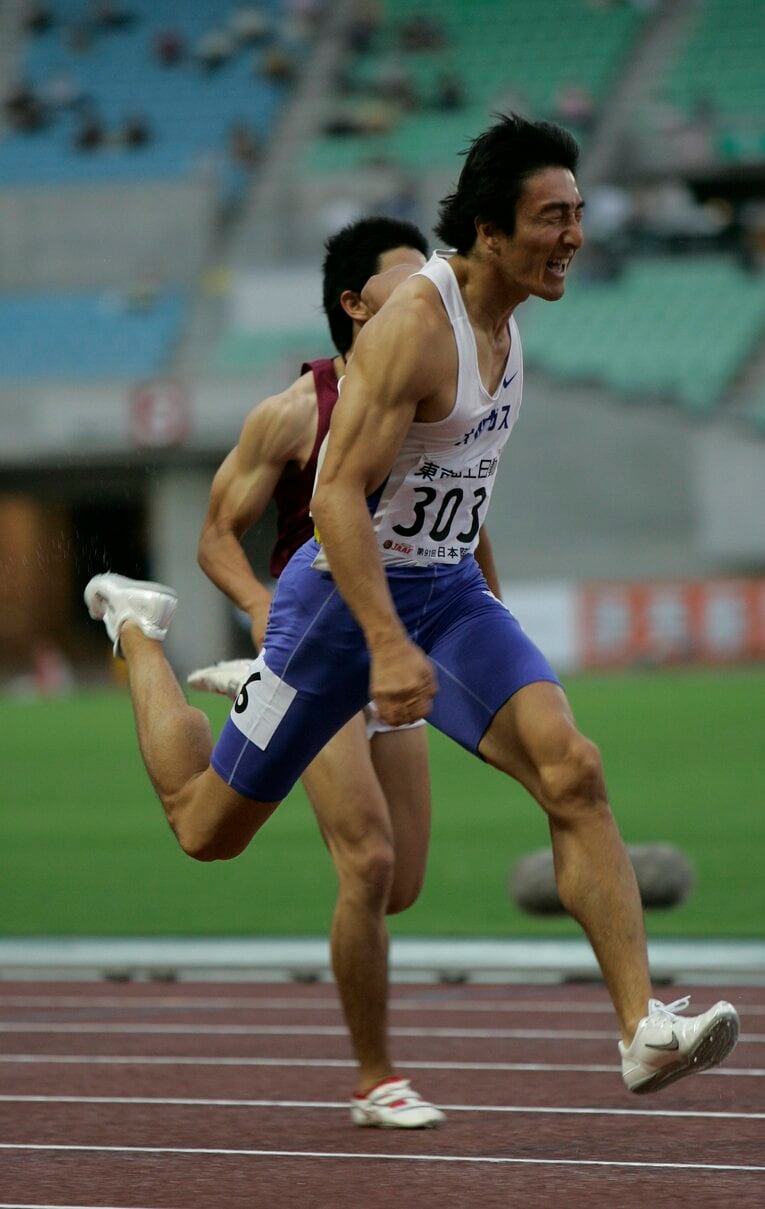 2007年撮影の朝原宣治　©Takuya Sugiyama