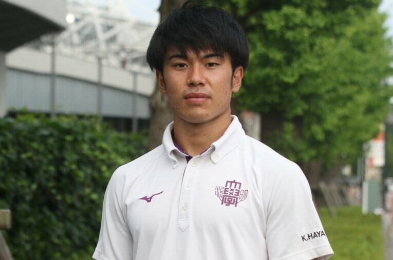 来季から横浜FCに加入する明治大DF林幸多郎（4年）。Jリーガーになるという目標を達成した大学生には、叶えたいもう1つの夢がある ／ photograph by Takahito Ando