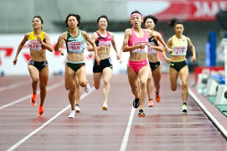 【2024日本選手権】最後の150ｍで一気に後続を突き放した　©Asami Enomoto