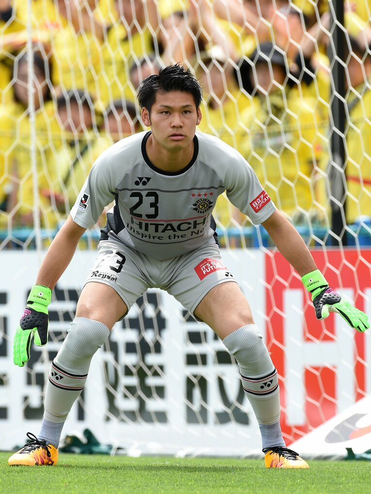 写真は2016年。21歳のときに柏レイソルで正GKに定着した　©Getty Images