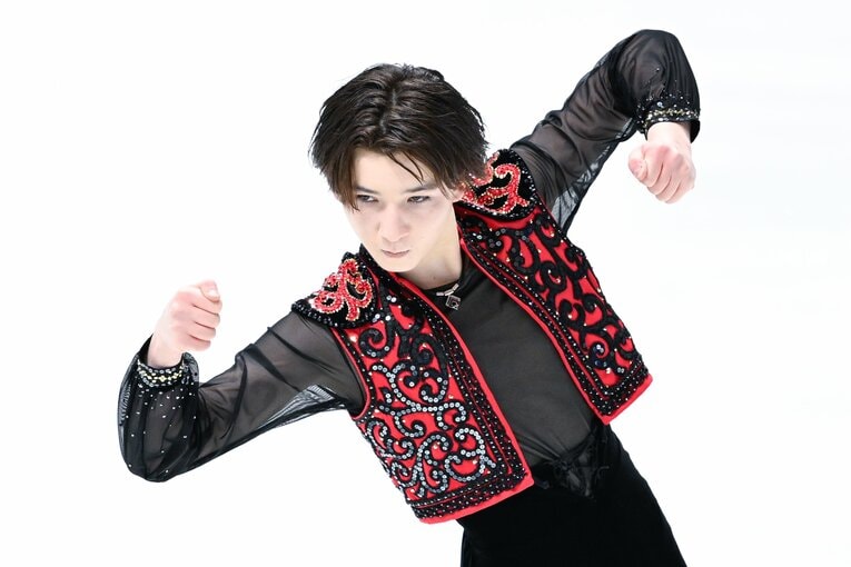 中田璃士、全日本選手権ショートの演技　©︎Asami Enomoto