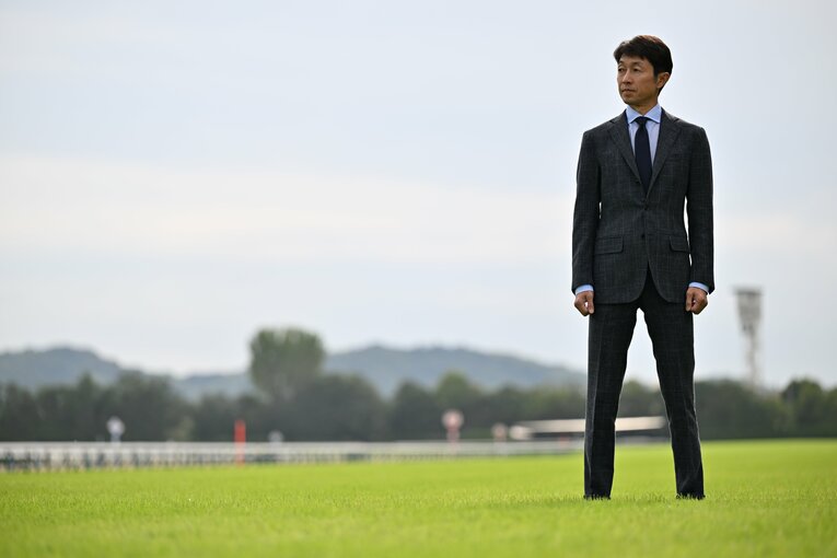 武豊。2023年、京都競馬場で　©Naoya Sanuki