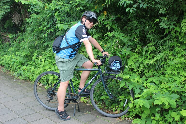 小野田さんと「木梨サイクル」で購入した愛車　©Number Web