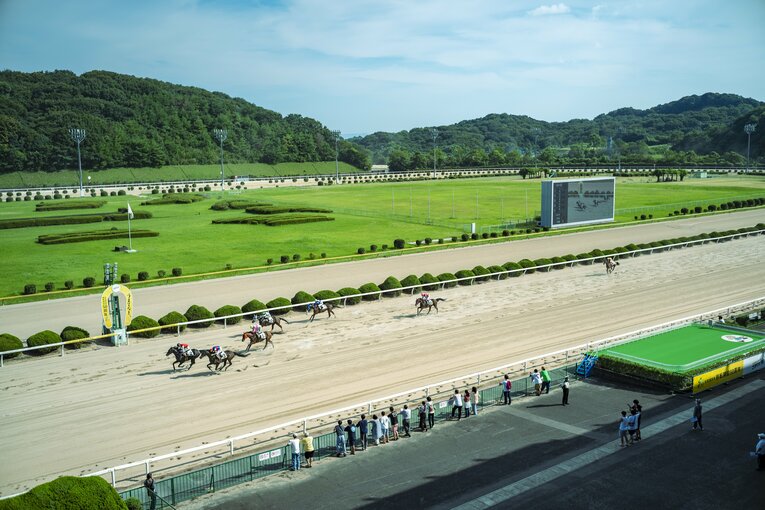 佐賀競馬場の様子　©Takuya Sugiyama
