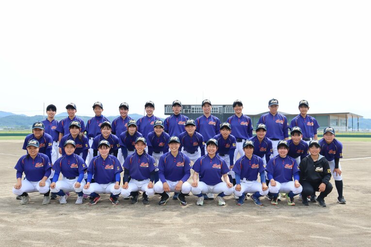 4月に創部した聖光学院女子野球部　©︎Genki Taguchi