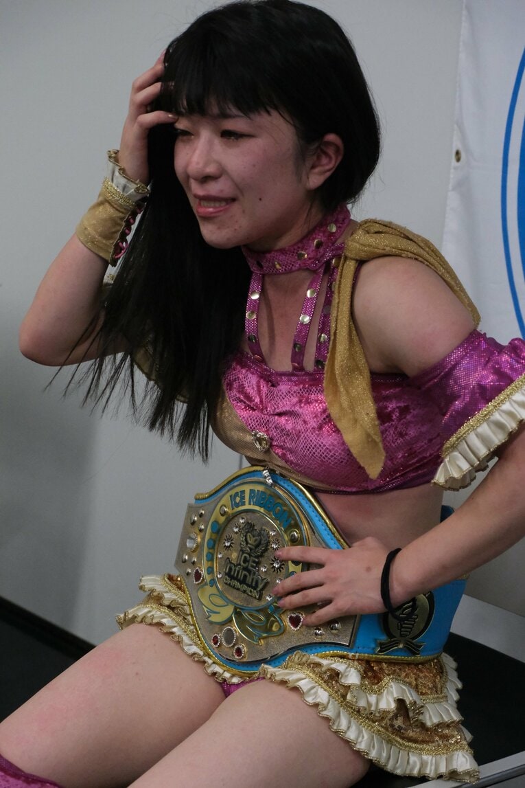 「覚悟が決まりました」春輝つくしが“メチャクチャにやり散らかし”てアイスリボンのトップに　8度目挑戦でベルトを巻けた理由とは？(53)