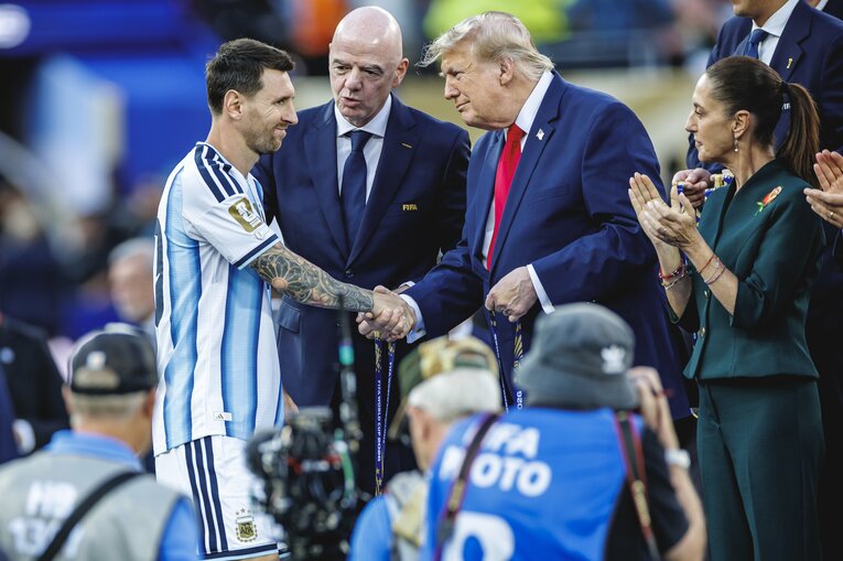 テレビに映らなかったW杯決勝撮影写真…メッシにも（右に続きます）　©Kiichi Matsumoto/JMPA