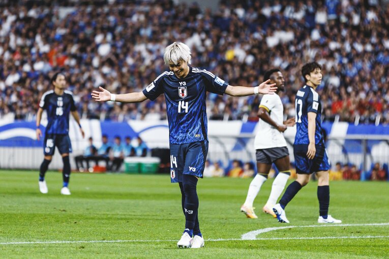 伊東純也（2024年W杯アジア最終予選・中国戦）©︎Kiichi Matsumoto